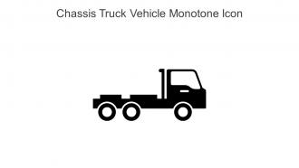 Chassis Truck Vehicle Monotone Icon In Powerpoint Pptx Png And Editable Eps Format