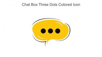 Chat Box Three Dots Colored Icon In Powerpoint Pptx Png And Editable Eps Format