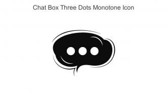 Chat Box Three Dots Monotone Icon In Powerpoint Pptx Png And Editable Eps Format
