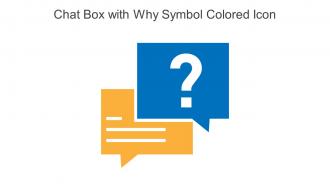 Chat Box With Why Symbol Colored Icon In Powerpoint Pptx Png And Editable Eps Format