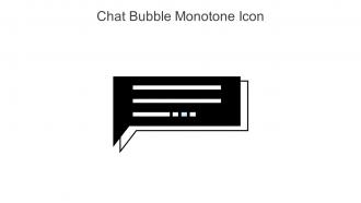 Chat Bubble Monotone Icon In Powerpoint Pptx Png And Editable Eps Format