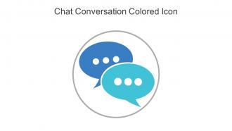 Chat Conversation Colored Icon In Powerpoint Pptx Png And Editable Eps Format
