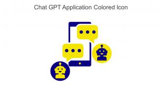 Chat GPT Application Colored Icon In Powerpoint Pptx Png And Editable Eps Format