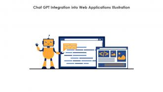 Chat GPT Integration Into Web Applications Illustration