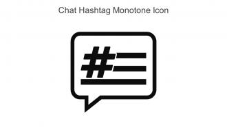 Chat Hashtag Monotone Icon In Powerpoint Pptx Png And Editable Eps Format