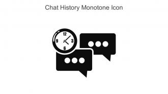 Chat History Monotone Icon In Powerpoint Pptx Png And Editable Eps Format