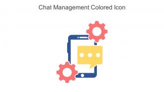 Chat Management Colored Icon In Powerpoint Pptx Png And Editable Eps Format