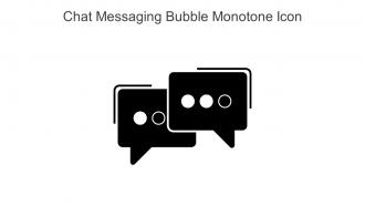 Chat Messaging Bubble Monotone Icon In Powerpoint Pptx Png And Editable Eps Format