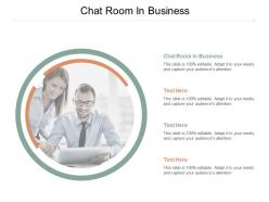 Chat room in business ppt powerpoint presentation summary portfolio cpb