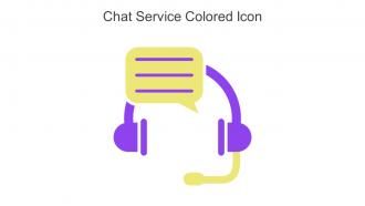 Chat Service Colored Icon In Powerpoint Pptx Png And Editable Eps Format