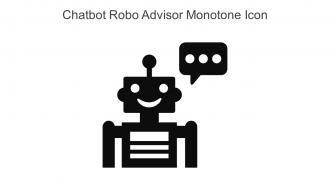 Chatbot Robo Advisor Monotone Icon In Powerpoint Pptx Png And Editable Eps Format