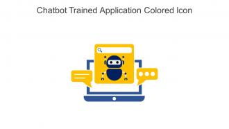 Chatbot Trained Application Colored Icon In Powerpoint Pptx Png And Editable Eps Format