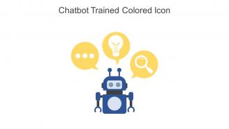 Chatbot Trained Colored Icon In Powerpoint Pptx Png And Editable Eps Format