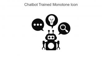 Chatbot Trained Monotone Icon In Powerpoint Pptx Png And Editable Eps Format