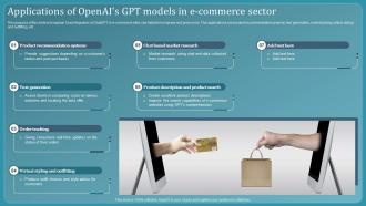 Chatbot Using Gpt 3 Applications Of Openais Gpt Models In Ecommerce Sector