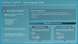 Chatbot Using Gpt 3 Training Of Chatgpt Large Language Model