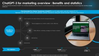 Chatgpt 3 Benefits And Statistics Revolutionizing Marketing With Ai Trends And Opportunities AI SS V