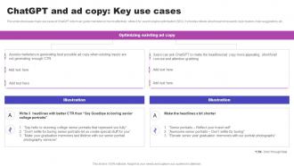 Chatgpt And Ad Copy Key Use Cases AI Marketing Strategies AI SS V