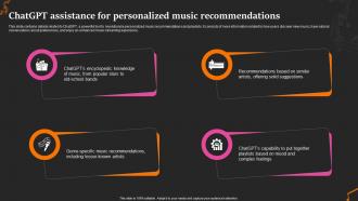 Chatgpt Assistance For Personalized Revolutionize The Music Industry With Chatgpt ChatGPT SS