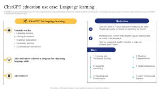 Chatgpt Case Language Learning Ai In Education Transforming Teaching And Learning AI SS