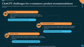 Chatgpt Challenges For E Commerce Product Revolutionizing E Commerce Impact Of ChatGPT SS