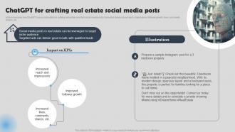 ChatGPT For Crafting Real Estate Social How To Use ChatGPT In Real Estate ChatGPT SS