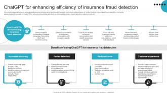 ChatGPT For Enhancing Efficiency ChatGPT For Transitioning Insurance Sector ChatGPT SS V