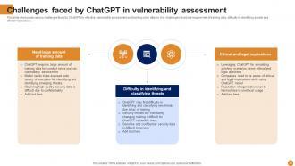 ChatGPT For Threat Intelligence And Vulnerability Assessment AI CD V Graphical Idea