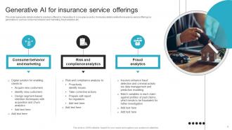 ChatGPT For Transitioning Insurance Sector Powerpoint Presentation Slides Informative Customizable