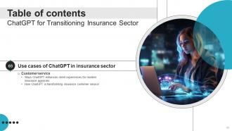 ChatGPT For Transitioning Insurance Sector Powerpoint Presentation Slides ChatGPT CD V Good Compatible