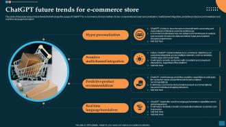 Chatgpt Future Trends For E Commerce Store Revolutionizing E Commerce Impact Of ChatGPT SS