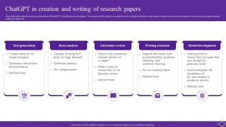 Chatgpt In Creation And Writing Of Research Papers Open Ai Language Model It