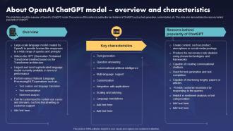 Chatgpt IT About Openai Chatgpt Model Overview And Characteristics