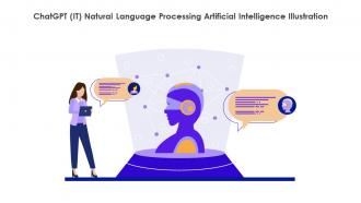 ChatGPT IT Natural Language Processing Artificial Intelligence Illustration