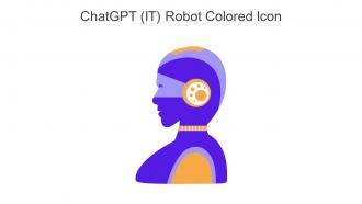 ChatGPT IT Robot Colored Icon In Powerpoint Pptx Png And Editable Eps Format