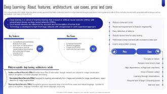 ChatGPT Next Generation AI Deep Learning About Features Architecture Use Cases ChatGPT SS V
