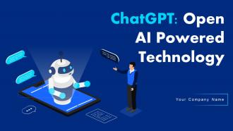 ChatGPT Open AI Powered Technology ChatGPT CD V