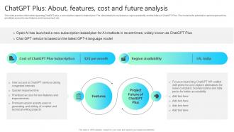 Chatgpt Plus About Features Cost And Future Analysis Chatgpt Impact How ChatGPT SS V