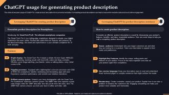 Chatgpt Product Description Chatgpt Transforming Content Creation With Ai Chatgpt SS