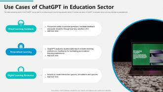 ChatGPT Reshaping Education Sector Powerpoint Ppt Template Bundles ChatGPT MM Downloadable Professional