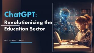 ChatGPT Revolutionizing The Education Sector Powerpoint Presentation Slides ChatGPT CD