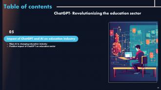 ChatGPT Revolutionizing The Education Sector Powerpoint Presentation Slides ChatGPT CD Engaging Idea