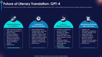ChatGPT Revolutionizing Translation Industry ChatGPT MM Template Images