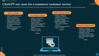 Chatgpt Use Cases For E Commerce Revolutionizing E Commerce Impact Of ChatGPT SS