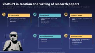 ChatGPT V2 In Creation And Writing Of Research Papers