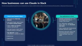 ChatGPT Vs Claude AI Who Will Dominate How Businesses Can Use Claude In Slack AI SS V