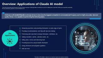 ChatGPT Vs Claude AI Who Will Dominate Overview Applications Of Claude AI Model AI SS V