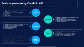 ChatGPT Vs Claude AI Who Will Dominate Real Companies Using Claude AI Api AI SS V