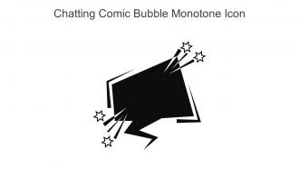 Chatting Comic Bubble Monotone Icon In Powerpoint Pptx Png And Editable Eps Format
