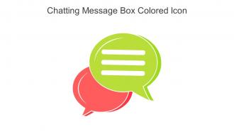 Chatting Message Box Colored Icon In Powerpoint Pptx Png And Editable Eps Format